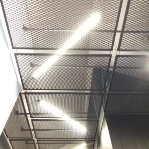 Customization Modern Galvanized Steel Welded Expanded Metal Mesh Ceiling Cladding with Bending and Cutting Services Plain Weave