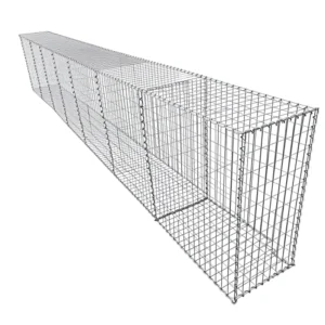 Customize Welded Galvanized Gabion Box Cage Low Carbon Steel Wire Square Mesh Bending Cutting 4×0.5x1m For Retaining Wall
