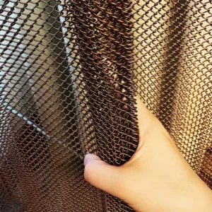Customized 304 316 Stainless Steel Wire Knitted Mesh for Garden Zoo Metal Decoration Wire Net Wire Rope Bending Cutting Welding