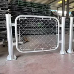Customized 6-Foot High Hot-Dip Galvanized Iron Wire Mesh 50x50mm Hexagon Chain Link Security Eco-Friendly Nature Modern Fence