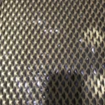Customized Antique Brass Finishing Crimped Wire Mesh Stainless Steel Decorative Wire Mesh
