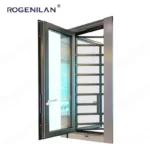 Customized Energy Saving Aluminum Windows with Security Bar Screens Tempered Glass Insulated Casement Windows Customized Energy Saving Aluminum Windows with Security Bar Screens Tempered Glass Insulated Casement Windows