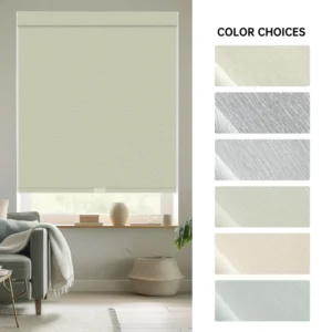 Customized Free-Stop Outdoor Indoor Office Cordless Blackout Day Night Window Shades Roller Blinds