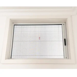 Customized Pleated Mesh Mosquito Net Retractable Door Screen for Windows Doors Trackless Application for Outdoor Use