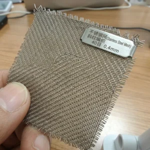 Customized Stainless Steel 304 Wire Mesh 0.4mm 30 Mesh Wire Cloth Plain Twill Woven Screen Mesh Rolls Cutting Bending Services