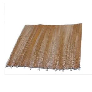 Decorative Aluminium Mesh Fabric Chain Link Door Shower Wire Mesh Netting Coil Drapery Metal Restaurant Curtain Room Divider