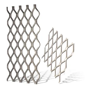 Decorative Diamond Expanded Metal Mesh Sheet Ceiling Flattened Diamonds Mesh