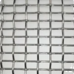 Decorative Strong Flat Top Crimp Weave Woven Metal Mesh Architectural Stainless Steel Wire Mesh