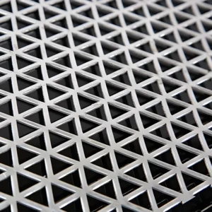 Decorative Woven Metal Mesh Aluminum Stainless Steel Copper Porous Expanded Perforated Stamping Technology Diamond Wire Mesh