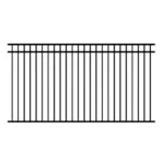 Design Powder Coated Fence Garden Trellis for Protection Pressed Top Fence Garden Fencing