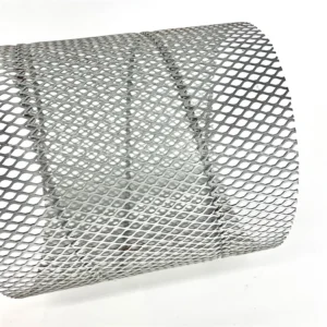 Diamond Filter Mesh Hole Air Filters Outer Wire Mesh Expanded Metal Mesh Hot Dipped Galvanized Steel 0.3mm 2.0mm Silver