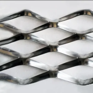 Diamond Hole Aluminum Screen Galvanized Decorative Expanded Sheet Metal Steel Wire Mesh for Room Panels Partition Wire Mesh