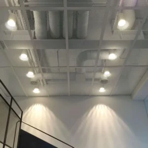 Diamond Mesh Bar Ceiling Decoration Diamond Mesh Ceiling Event Decor Floating Ceiling with Metal Mesh Stretch Ceiling