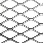 Diamond Stainless Steel Expanded Metal Mesh Custom Cutting Aluminum Expanded Metal Available