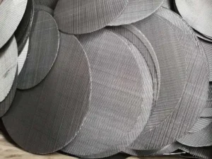 Durable Copper Wire Woven Perforated Metal Mesh Filter Screen High Temperature Applications Corrosive Environment Protection