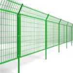 Easily Assembled 3D Curved Metal Iron Panel Perimeter Security Fencing V Mesh Welded Galvanized 3D Wire Mesh Fence 3D Modeling