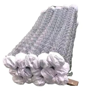 Easy Installation Hot Dipped Galvanized Square Hole Perforated Chain Link Mesh Fence 3mm Wire 6ft Iron Mesh Anping Factory