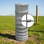 Easy to Assemble Fixed Knot Woven Wire Mesh (Galvanized Hinged Joint) for Horse Sheep & Cattle Farm Fencing