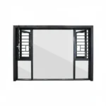 Eloyd Factory Smart Double Layer Hollow Glass Soundproof Casement Windows French Design Broken Bridge Aluminum Doors