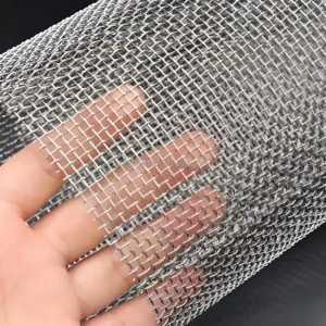 Environmentally Friendly Durable Stainless Crimped Steel Mesh 18 20 24 Mesh Double Crimped Wire Mesh for Mud Screen