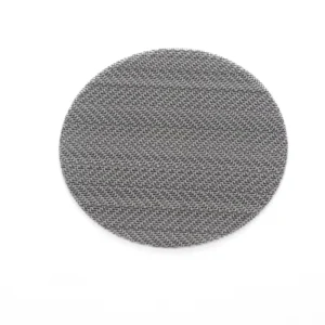 Factory Custom 304 316 Stainless Steel Mesh Disc Black Wire Cloth Twill Fifter Disc Round for Extruder