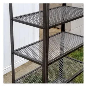 Factory Customized Diamond Hole Raised Flattened Expanded Metal Mesh for Shelves