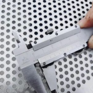 Factory Direct 304 Stainless Steel Perforated Mesh 1mm-20mm Round Hole Punched Metal Sheet With Custom Size
