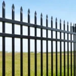 Factory Direct Sale Cuatomizable Galvanized Steel Fence Fencing Trellis Gates Decorative Garden Outdoor Spear Top Fence