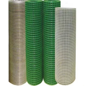 Factory Direct Sales 1 Inch PVC Coated Galvanized Welded Iron Wire Mesh Hot Dipped Galvanized Welded Wire Mesh