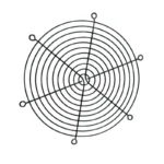 Factory Direct Sales Black Customizable Fan Stainless Steel Mesh Cover Electrophoresis
