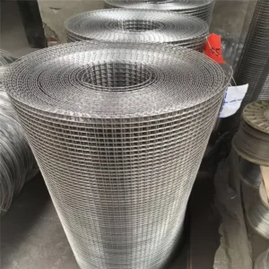Factory Directly Supply Construction Welding Square Hole Cages Flexible Stainless Steel Wire Mesh Netting Iron Wire Mesh