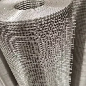 Factory Directly Supply Construction Welding Square Hole Cages Flexible Stainless Steel Wire Mesh Netting Plain Weave Cutting