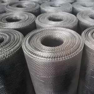 Factory Galvanized Iron Wire Woven Mesh Hot Dipped Galvanized Plain Weave Woven Wire Mesh