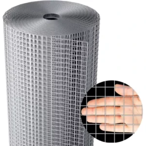 Factory High Quality 1/2 Inch Hot-Dipped Galvanized Welded Iron Wire Mesh Roll for Garden Fencing High-Strength Steel Wire Mesh