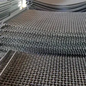 Factory High Strength Anti Rust Direct Durable Sturdy Plain Woven Galvanized Stainless Steel Wire Mesh for Mining