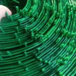 Factory Price High Quality Green PVC Coated Square Welded Wire Mesh 1/2inch*1/2inch Custom Lengths Bending Cutting Services