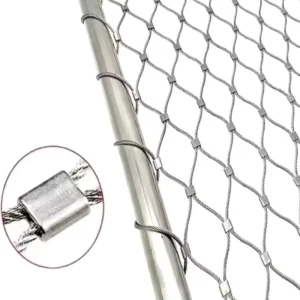 Factory Stainless Steel Rope Mesh 2mm for Ventilation Opening Covers, Cages, Gardens, Window Screens and DIY