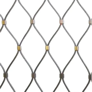 Factory Supplier Stainless Steel Rope Mesh for Sports Recreation Safety Netting Flexible Durable Metal Rope Mesh