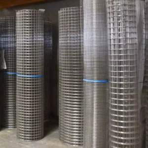 Factory Supply 15X15 Heavy Duty Galvanized Stainless Steel Woven Wire Mesh Roll Plain Weave Customized Size Wire Cloth