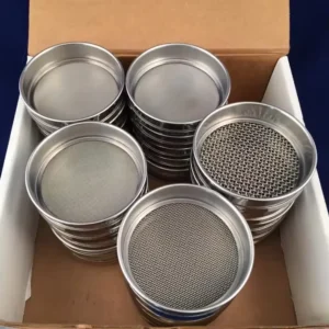 Factory Supply 304 Stainless Steel Wire Mesh Test Sieve 5 to 635 Mesh Laboratory Sampling Particle Analysis Tool