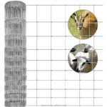 Factory Zhongshu Model 3456 Galvanized Steel Woven Wire Mesh Plain Weave Farm Fence 6ft Eco Friendly Breeding Cutting Factory Zhongshu Model 3456 Galvanized Steel Woven Wire Mesh Plain Weave Farm Fence 6ft Eco Friendly Breeding Cutting