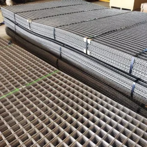 Factory direct Prices Black Welded Mesh Panels with Cutting Service Construction Fencing