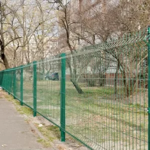 Fencing Garden Buildings Supplies Outdoor Metal Material 3d Bending Curved Welded Steel Wire Mesh Easily Assembled
