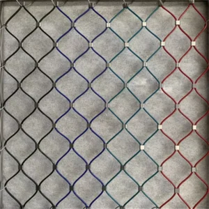 Ferrule Cable Mesh Stainless Steel Wire Rope Mesh Netting for Bird Net
