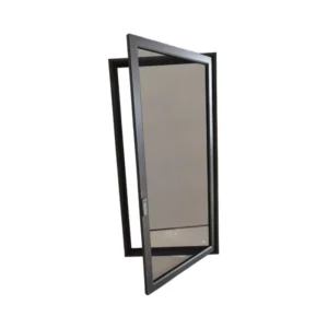 Fixed Safety Anti-Theft Window Screen with Stainless Steel Mesh Horizontal Opening Hanging Design Swinging Aluminum Alloy Frame