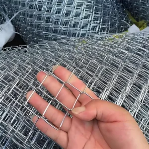 Flexible Anti Corrosion Brass Woven Wire Mesh Chain Link with Welding for Farm Enclosure and Slope Stabilization