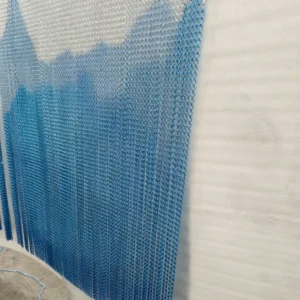 Flexible Chain Link Weave Decorative Metal Fabric Screen for Wall Cladding and Ceiling Decoration