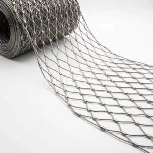 Flexible SUS304 Stainless Steel Wire Rope Mesh for High Rise Atrium Fall Protection & Shopping Mall Safety Netting