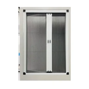 Flyzzz Modern Hotel Use Foldable Customizable Fiberglass Mesh Anti-Mosquito Door Screen Easy Installation 3-Year