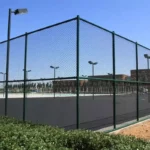 Football Field PVC Wire Mesh Fence Outdoor Sports Football Gate Football Field and Sports Field Fence Lighting Equipment